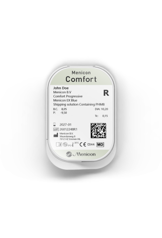 Menicon Z Comfort BT - par mail si paramètres souhaités absents - lentilles rigides - supervision