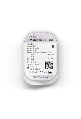 Menicon Z Night Toric - par mail si paramètres souhaités absents - lentilles rigides - supervision