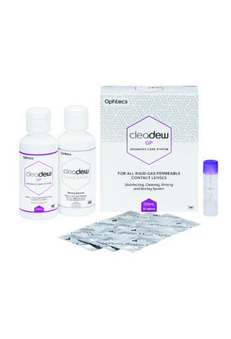 Pack Cleadew GP + Care Solution - solutions pour lentille rigide - supervision