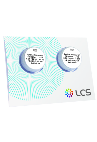 EyeBrid Silicone Multifocal - Lentille avec garantie d'adaptation - commande par mail - lentilles hybrides - supervision