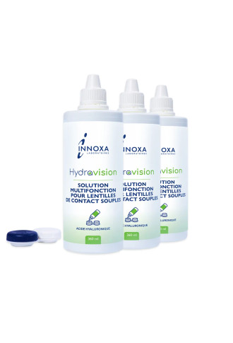 Hydravision - Pack Eco 3x360ml + 1 Format Voyage 100ml OFFERT - solutions multifonctions - supervision