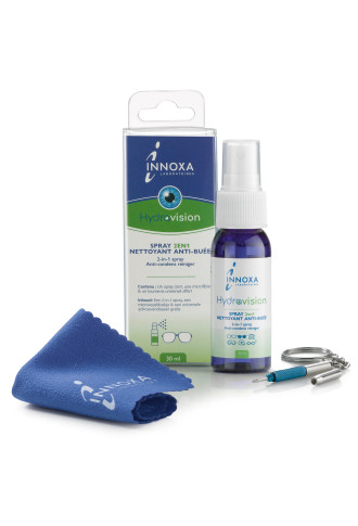 Hydravision - Spray 2 en 1 nettoyant et anti buée - entretien & nettoyage lunettes - supervision