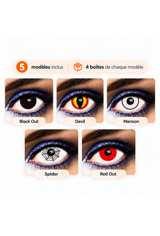 Pack lentilles fantaisie - lentilles fantaisie - supervision