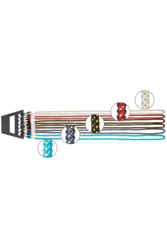 12 CORDONS - ASSORTIMENT 5 COULEURS chiné doré - 410SS - Cordons et chaînes - Supervision