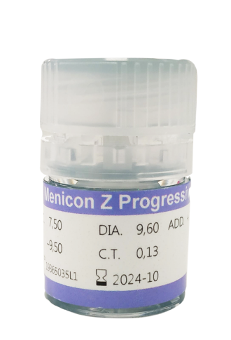 Menicon Z Progressive - par mail si paramètres souhaités absents - lentilles rigides - supervision