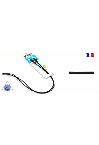 Lot de 25 cordons elastiques "avblock reglable" - noir - cordons et chaînes - supervision