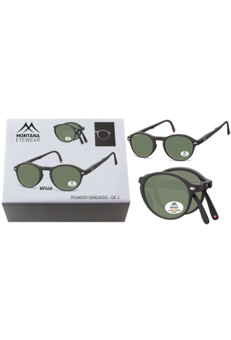 Monture pliable solaire MP66A Noir/G15 - montures solaires - supervision