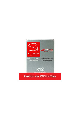 200 ETUIS DE LINGETTES NETTOYANTES x 12 pochettes - entretien & nettoyage lunettes - supervision