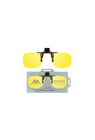 CLIP SOLAIRE POLARISÉ RELEVABLE 1970C - Jaune - clip on - supervision