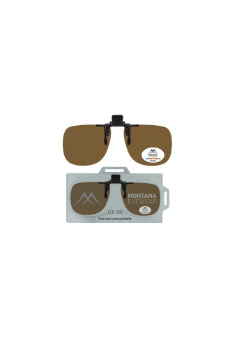 CLIP SOLAIRE POLARISÉ RELEVABLE 1969 - Brun - clip on - supervision