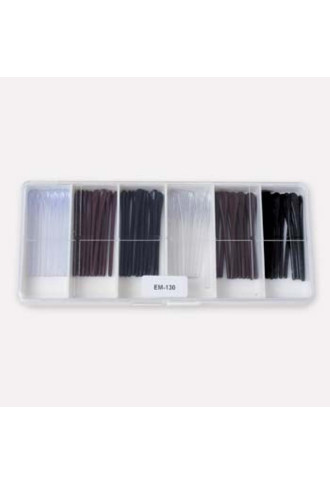 Assortiment de 30 paires d'embouts en acétate EM-130 - embouts - supervision