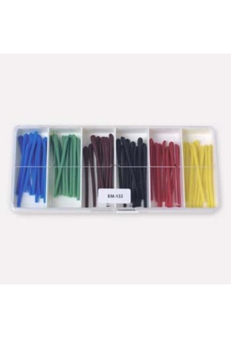 Assortiment de 30 paires d'embouts en polymère mat EM-133 - embouts - supervision