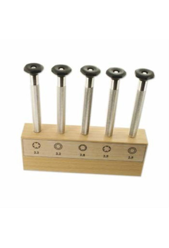 Assortiment de clés pour écrous sur support bois CL-123 - Tournevis, tourne écrou - Supervision