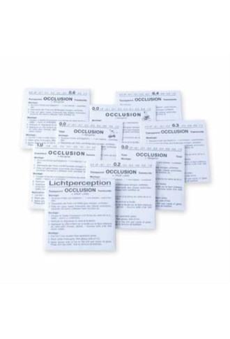 Assortiment de feuilles d'occlusion FE-101 - press on & ryser - supervision