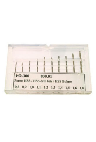 Assortiment de forets hélicoïdaux standards FO-300 - divers - supervision
