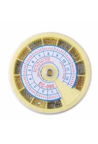 Assortiment d'écrous hexagonaux et étoile EC-090 - Ecrous - Supervision