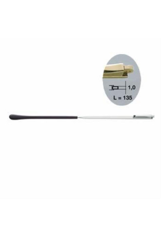 Branches en maillechort - Nickel - Embouts noirs - Tenon 1,0 mm BR-128-10/5 - divers - supervision