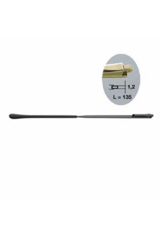 Branches en maillechort - Noir - Embouts noirs - Tenon 1,2 mm BR-148-12/5 - divers - supervision