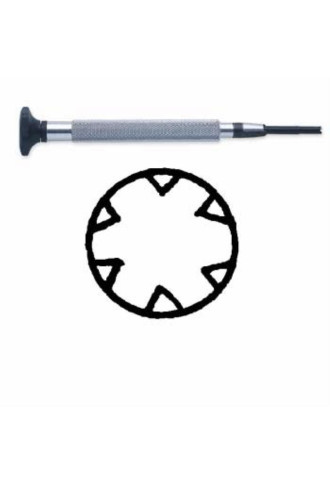 Clé pour écrous étoile 2,2 mm CL-102/A0 - Tournevis, tourne écrou - Supervision