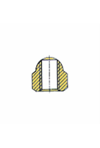 Ecrous maillechort bombés traversants 1.2x2.2x2.1 - doré EC-148/DC - ecrous - supervision
