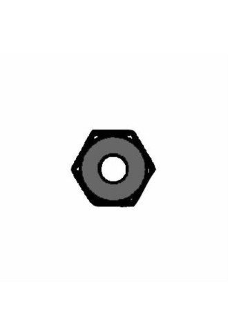 Ecrous maillechort hexagonaux standards 1.4x2.5x1.4 - noir EC-114/NC - ecrous - supervision