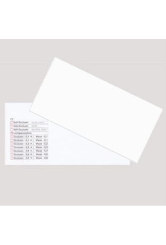 Feuille d'occlusion en plaque inf. à 0,1 FE-205 - press on & ryser - supervision