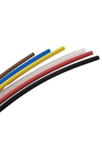 Gaines rétractables en PVC - Ø 2,4 mm - cristal EM-283/10 - embouts - supervision