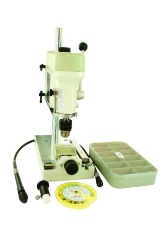 Kit de perçage avec mini perceuse à colonne - blanc PE-117 - divers - supervision