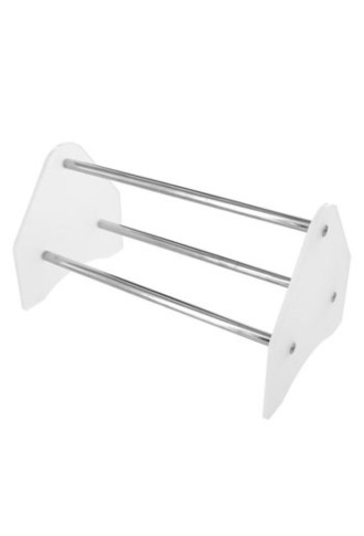 Râtelier à pinces - 80 mm - blanc RA-118 - pinces - supervision
