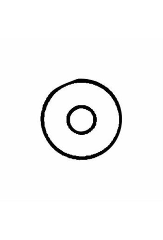 Rondelles plastique 1.2 x 3.2 x 0.5 - blanc RO-051/C - pinces - supervision