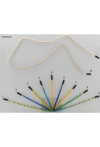 INTEMPORELLE - Lot de 12 chaines perles - cordons et chaînes - supervision