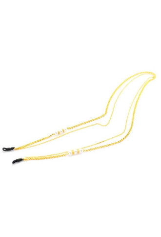 TWIN - L'unité - CHAINE DORÉE - PERLES NACRÉES - cordons et chaînes - supervision