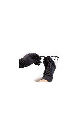 Gants noirs en microfibre Taille L/XL - Entretien & nettoyage lunettes - Supervision