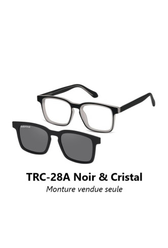 Monture optique pour clip magnétique modèle TRC-28 (8 coloris) - lunettes clip solaire - supervision