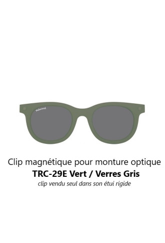 Clip magnétique solaire compatible monture TRC-29E (1 couleur de verre) - Lunettes clip solaire - Supervision