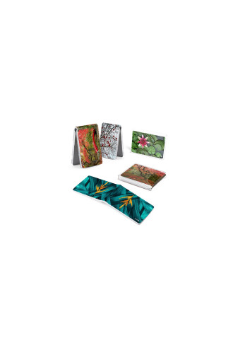 Microfibres POCKET collection "Jardins 2" - 12 VISUELS - entretien & nettoyage lunettes - supervision