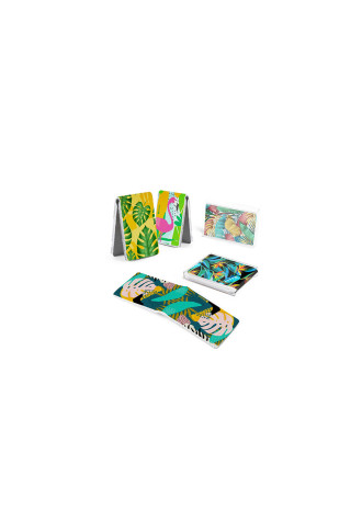 Microfibres POCKET collection "Tropicale" - 12 VISUELS - entretien & nettoyage lunettes - supervision