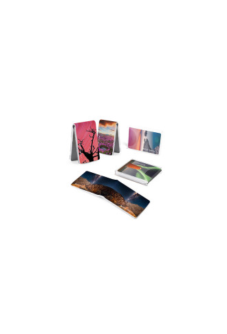Microfibres POCKET collection "Paysages" - 12 VISUELS - entretien & nettoyage lunettes - supervision