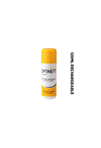 SPRAY NETTOYANT RECHARGEABLE - 120ml - entretien & nettoyage lunettes - supervision
