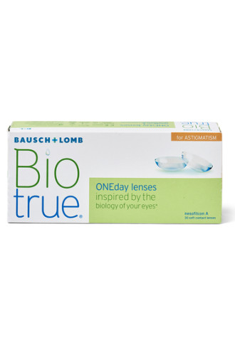 Biotrue Oneday Astigmate - lentilles toriques - supervision