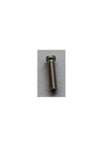 Vis pour monture cerclée, fente argenté, 1.8 X 1.4 X 6.5MM (100 PIECES) - vis - supervision