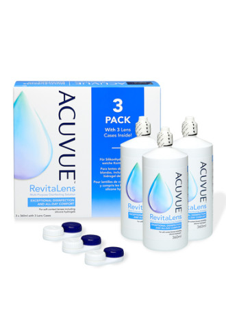 Acuvue Revitalens - en rupture fournisseur mais stock disponible - solutions multifonction - supervision