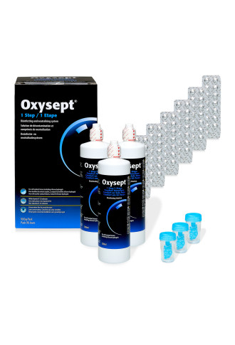 Oxysept 1 étape Pack 3 mois - Solution oxydante - Supervision