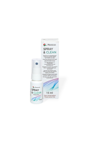 Menicare Plus Spray & Clean - Solution pour lentille rigide - Supervision