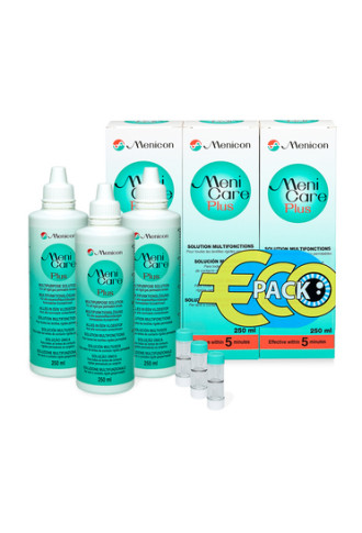 Menicare Plus Eco Pack - Solution pour lentille rigide - Supervision