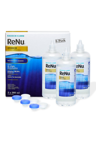 Renu Advanced Pack 3 (3*360ml) - solutions multifonction - supervision