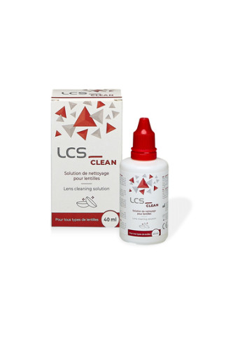 LCS Clean - flacon 40 ml - Nettoyant et lotions lentilles - Supervision