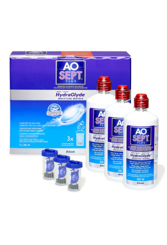 Aosept plus with HydraGlyde 3x360ml - Solution oxydante - Supervision
