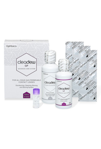 Pack Cleadew GP + Care Solution - Solution pour lentille rigide - Supervision