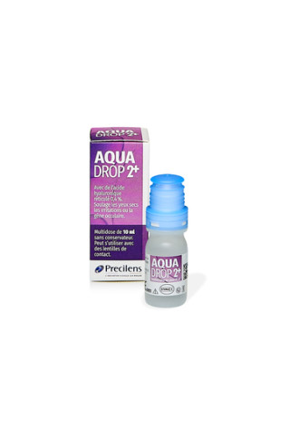 Aquadrop 2+ - Flacon 10ml - nettoyant et lotions lentilles - supervision